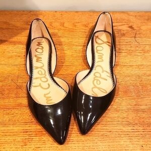 Sam Edelman Rooney Black Patent leather Flats